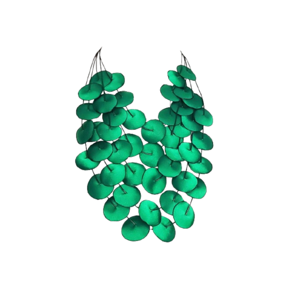 Rose petals round green